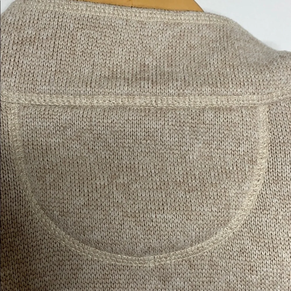 Woolrich Quarter Zip Sweater‎ Tan Size Medium